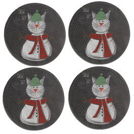 Hermia Salvamanteles Multicolor Set de 4 de 37 cm